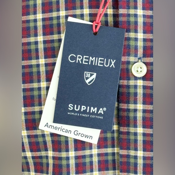 Cremieux Men's Slim Fit Button-Down Long Sleeve Shirt, Multi-Color Size Small - Picture 6 of 13